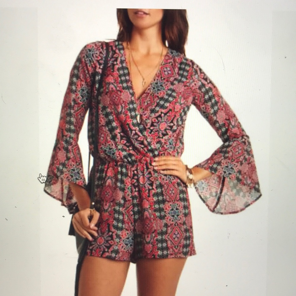 Red black printed romper OFFERS WELCOME